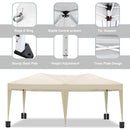 10'X20' Ez Pop Up Canopy Outdoor Portable Party Folding Tent With 6 Removable Sidewalls + Carry Bag + 4 Pieces Weight Bag