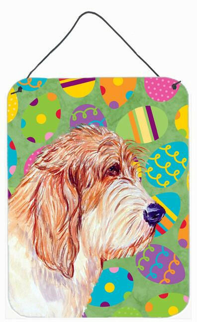 Petit Basset Griffon Vendeen Easter Eggtravaganza Wall or Door Hanging Prints