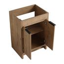 24" Freestanding Bathroom Vanity with White Ceramic Sink & 2 Soft-Close Cabinet Doors ((KD-PACKING),BVB02424IMO-G-