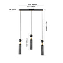 25" Modern Pendant Chandelier