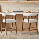 26'' Seat Height Bar Stools with Back - Set of 2 by HouseOfZazla