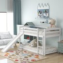 Durable Bunk Bed With Convertible Slide And Ladder by HouseOfZazla