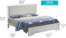 Chic Elegantly Designed Transitional Bed by HouseOfZazla