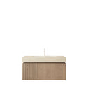 MURI 36" Bathroom Vanity & Sink with Floating Plywood Storage Cabinet by HouseOfZazla