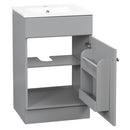 Bathroom Vanity With Sink, Cabinet With Adjustable Shelf by HouseOfZazla