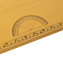 Portable Folding Work Table With Measuring Tape And Angle Finder Steel - Black by HouseOfZazla