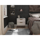 Rockefeller - Nightstand With 2 Drawers - Off White by HouseOfZazla