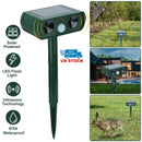 Ultrasonic Animal Repeller Solar Powered Motion Sensor by LJGDeals