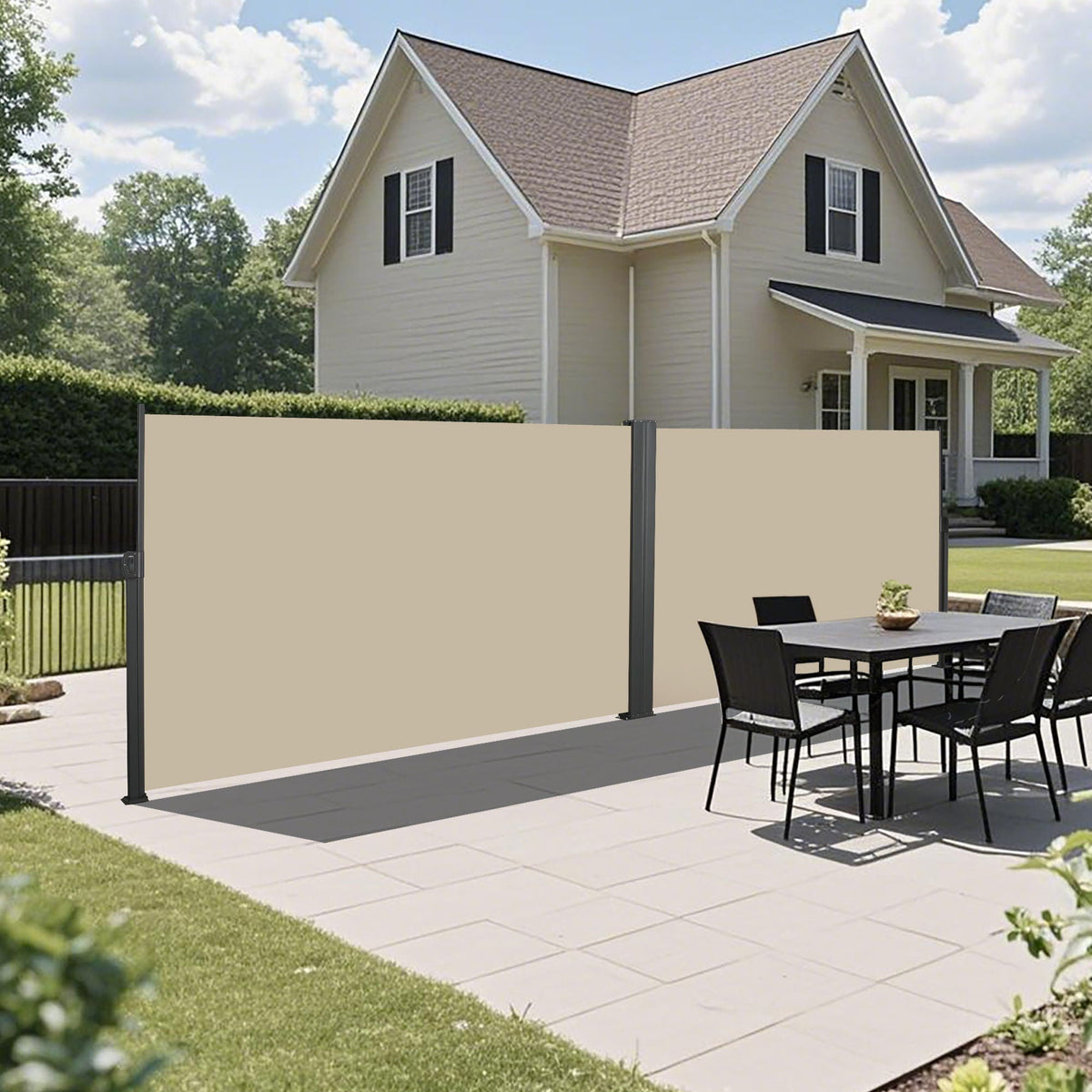 Retractable Side Awning, Waterproof And UV Resistant, Privacy Screen For Patio, photo 4 of 15