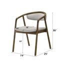Delina - Side Chair - Walnut by Unique Piece Furniture