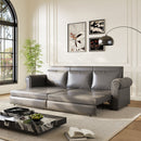 3 In 1 Convertible Sleeper Sofa With Nailhead Trim & Rolled Arm by HouseOfZazla