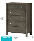 Transitional Elegant Storage Chest - Gray by HouseOfZazla