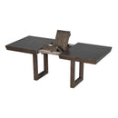 Topmax - 7 Piece Traditional Extendable Dining Table Set With Butterfly Leaf And 6 Upholstered Dining Table Set by HouseOfZazla