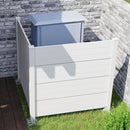 50" W x 49" H Outdoor Privacy Screen with Aluminum Posts, 2 Panels by HouseOfZazla