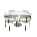 Mid-Century Modern Dining Chair With Curved Backrest by HouseOfZazla