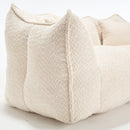 Comfortable Dual Beanbag Chair With High Resilience Foam Core For 2 People by HouseOfZazla