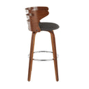 Cosini - Mid Century Modern Fixed Height Barstool With Swivel (Set of 2) by HouseOfZazla