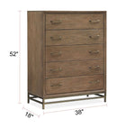 Lindon - Drawer Chest - Belgian Wheat