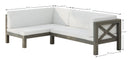 Brava X-Back Right Corner Bench Set