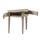 Vintage Inspired Storage Console Table With Fluted Doors by Unique Piece Furniture