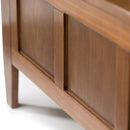 Brooklyn - Entryway Storage Bench - Medium Saddle Brown by HouseOfZazla