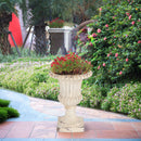 MGO Garden Urn, Antique White, 19.25'' H