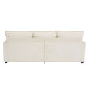 Modern 3 Seater Sofa With Side Storage Pockets For Living Room by HouseOfZazla