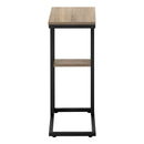 Accent Table, C - Shaped, Marble Look Contemporary & Modern Convenient Design