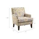Colton - Track Arm Club Chair With Nailhead Trim by HouseOfZazla