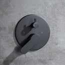 3 Hole Wall Mount Widespread Bathroom Waterfall Bathtub Faucet Mixer Taps with Hand Shower