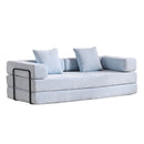 Convertible Floor Sofa Bed With Pillow Back Support Armrest by HouseOfZazla