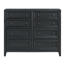8 Drawer Dresser With Framed Fronts And Smooth Metal Glides by HouseOfZazla