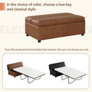 Twin Size Folding Ottoman Sleeper Bed With Mattress Convertible Guest Bed by HouseOfZazla