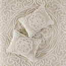 Full/Queen 3 Piece Tufted Cotton Duvet Cover Set