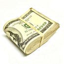 Money Prop - Series 2000's $100 Aged Look $10,000 Blank Filler Fat Fold