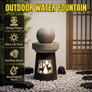 Outdoor Garden Lantern with Warm LED Light