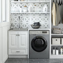 Lawrence - Laundry Cabinet With Faucet And Stainless Steel Sink by HouseOfZazla