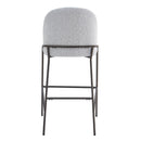 Galen Indoor Metal Upholstered Barstool