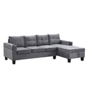 Modern Sectional Sofa Set With L Shape Chaise Lounge And Storage by Unique Piece Furniture