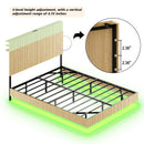 Floating Bedstead With Charging Station And LED Lights by HouseOfZazla