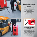 Gas Caddy With Wheels, Fuel Transfer Tank, Gasoline Diesel Can by HouseOfZazla