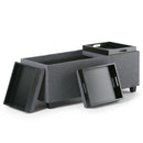 Avalon - Upholstered Storage Ottoman by HouseOfZazla