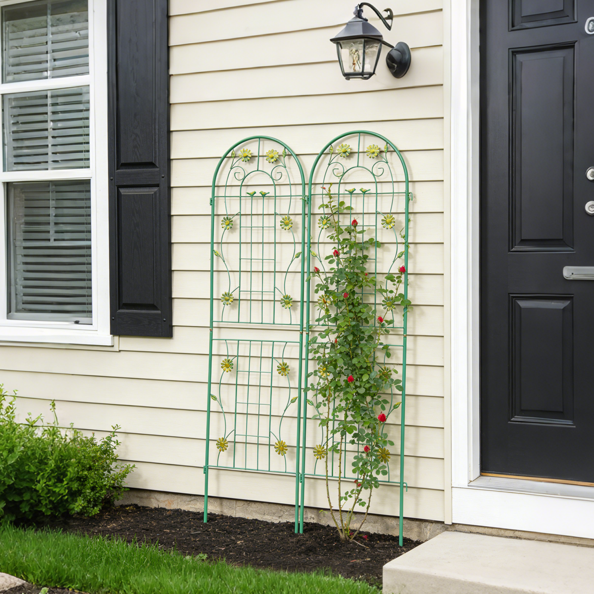2 Pack Metal Garden Trellis 71" x 19.7", photo 3 of 10