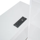 Platform Bed With Multi Functional Storage Space, Nightstand, 2 Drawers, USB Ports And Desk by HouseOfZazla