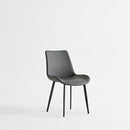 Dining Table Set, Chairs (Set of 2) - Gray