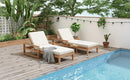 TREXM Outdoor Lounge Chairs Set of 2 by HouseOfZazla