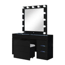 Elisa - Vanity Set With Stool And LED Bulbs by Unique Piece Furniture