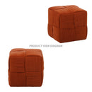 Modern Ottoman Foot Rest With Woven Design by Unique Piece Furniture