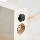 A modern and practical coffee table with imitation marble patterns, made of MDF material. The fusion of elegance and natural fashion 47.2"x 23.6"x 12 "