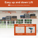 Orange Overhead Garage Storage Rack 3x6 FT
